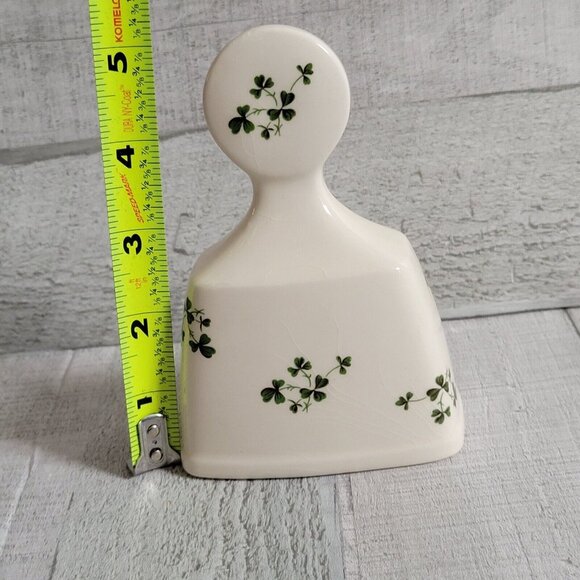 Carrigaline Pottery Co  Irish Bell Shamrocks St Patricks - Picture 4 of 5